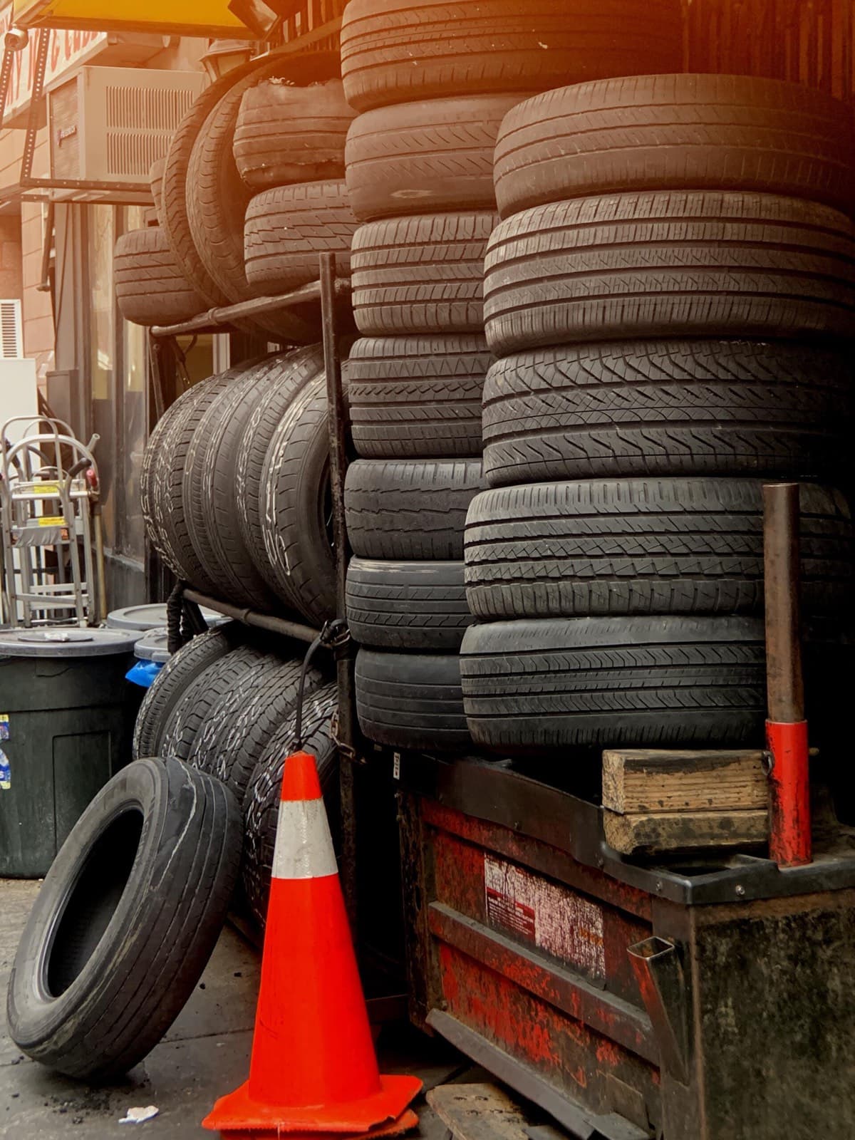 Tire recycling facility in Houston TX